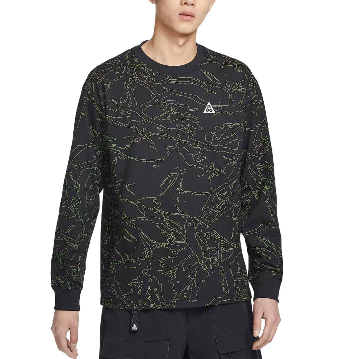 Nike Nike Dri Fit T Shirts Men's Black Crew Neck Moderate Straight Fit