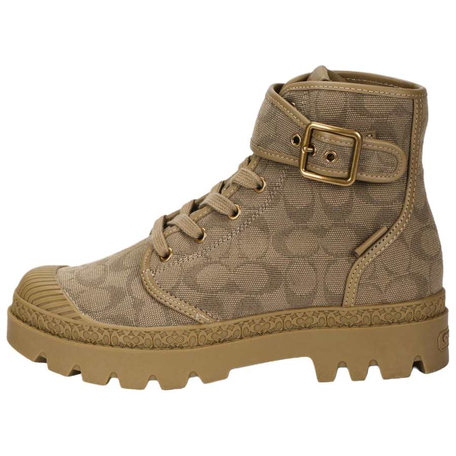 COACH Trooper Fashion Trend Ankle Boots Men's Brown