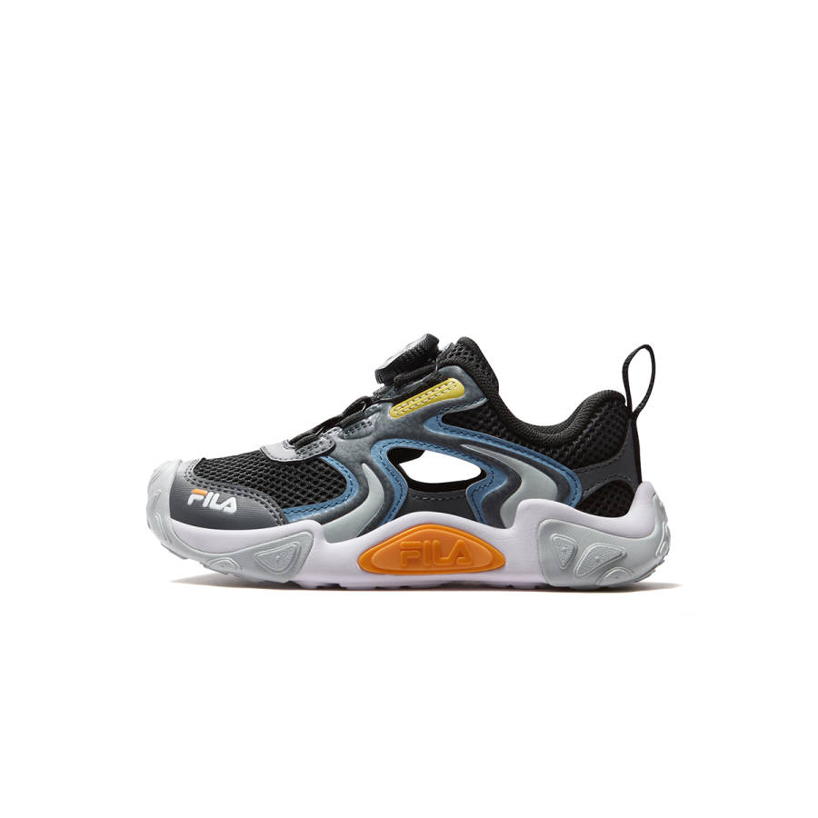 FILA KIDS PERFORMANCE FPF Synthetic Leather, Textile Kids' Outdoor Shoes Black/Castle Gray Kids'