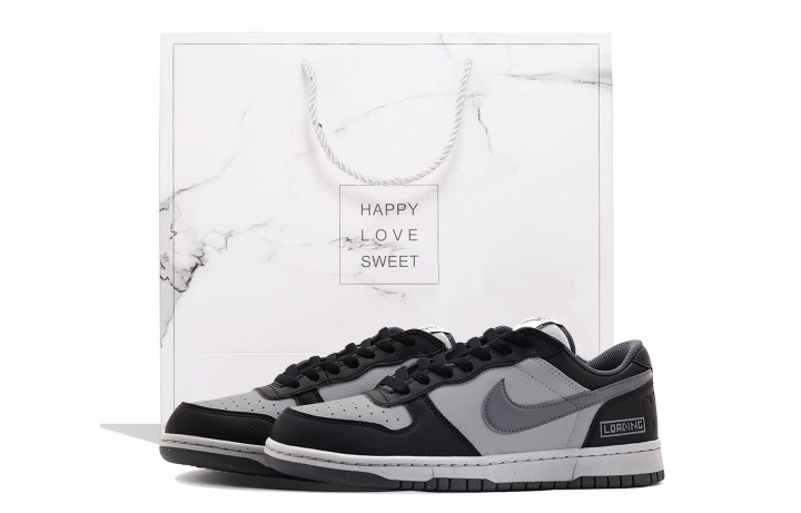 Nike Nike Big Coverage Slip Resistant Abrasion Resistant Low top Skateboard Shoes Unisex Gray