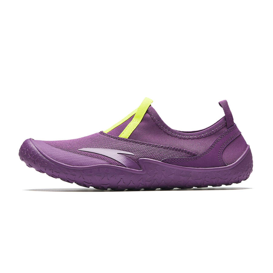 Anta Explore The Wild Breathable Lightweight Low top Outdoor Shoes Women's Gray Tone Grape Purple