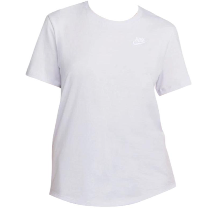 Nike Nike T Shirts Women's White Crew Neck Moderate Straight Fit