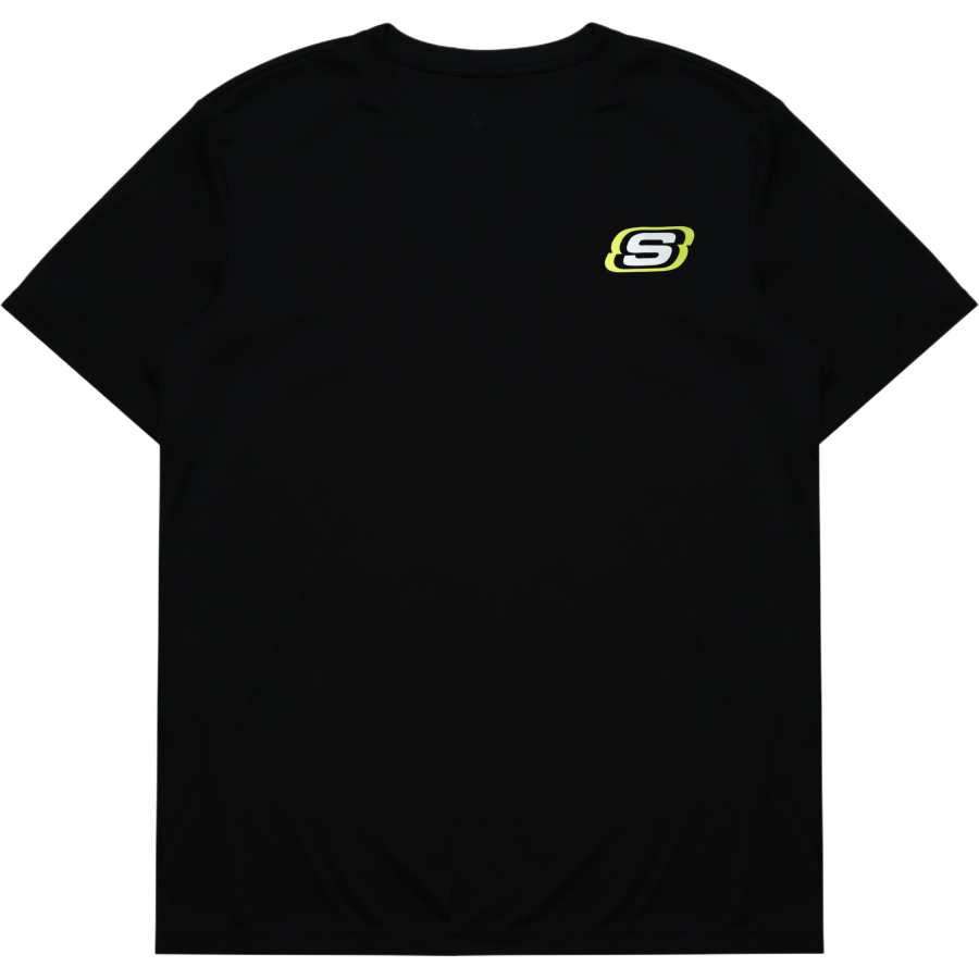 Skechers T Shirts Unisex Carbon Black Crew Neck
