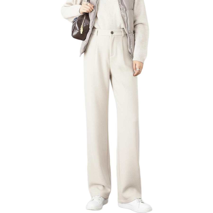 BALENO Casual Pants Women's Thickened Straight Fit Pants