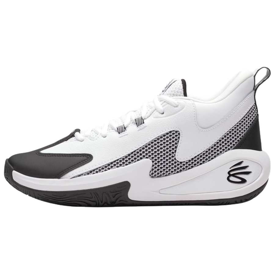 Under Armour Curry 3Z 25 Abrasion Resistant Support Basketball Shoes Unisex White Black