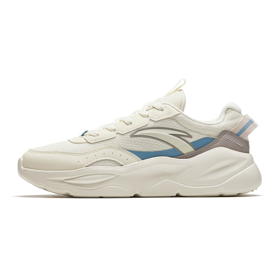 Anta Unruly Series Cushioning Abrasion Resistant Casual Shoes Men's White Gray Blue