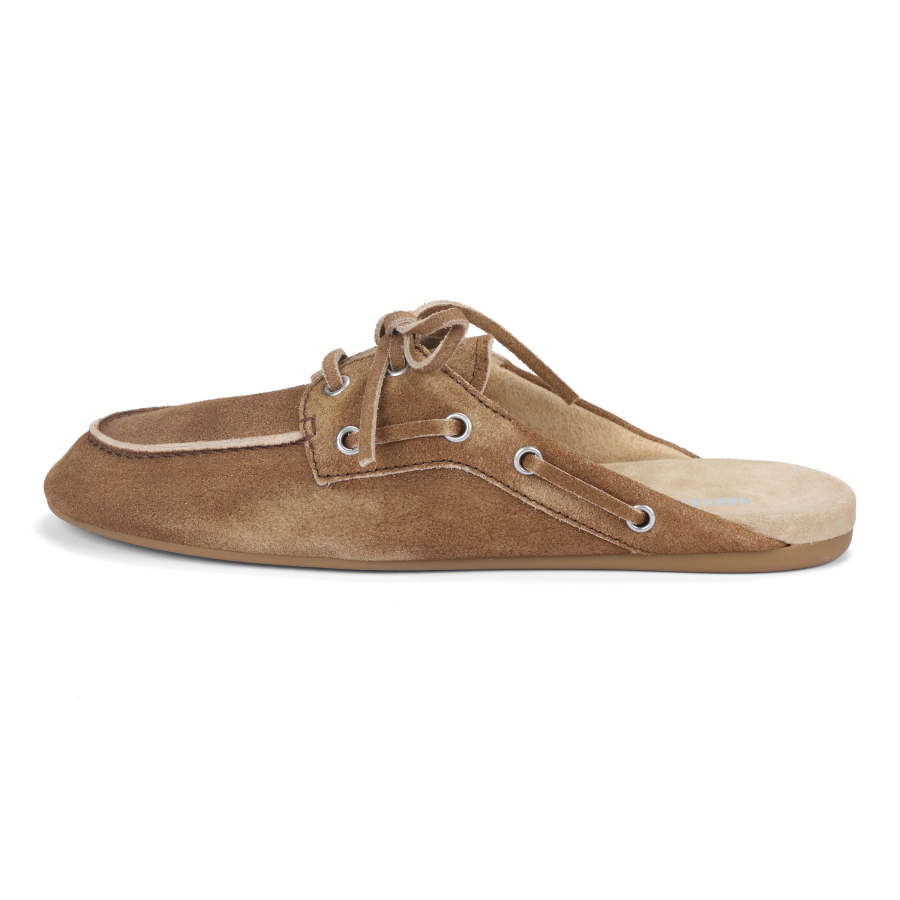 MIU MIU Closed Toe Slippers Women's Cinnamon