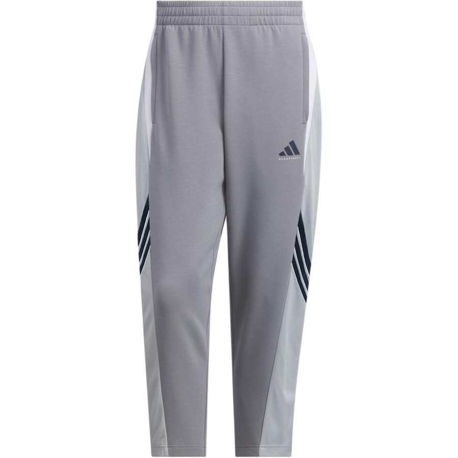 Adidas Adidas BASKETBALL FW25 PERFORMANCE Casual Pants Men's Light Gray/Light Asphalt Gray