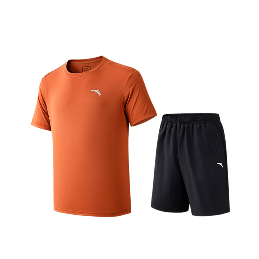 Anta Casual Sportswear Men's Tea Brown Orange