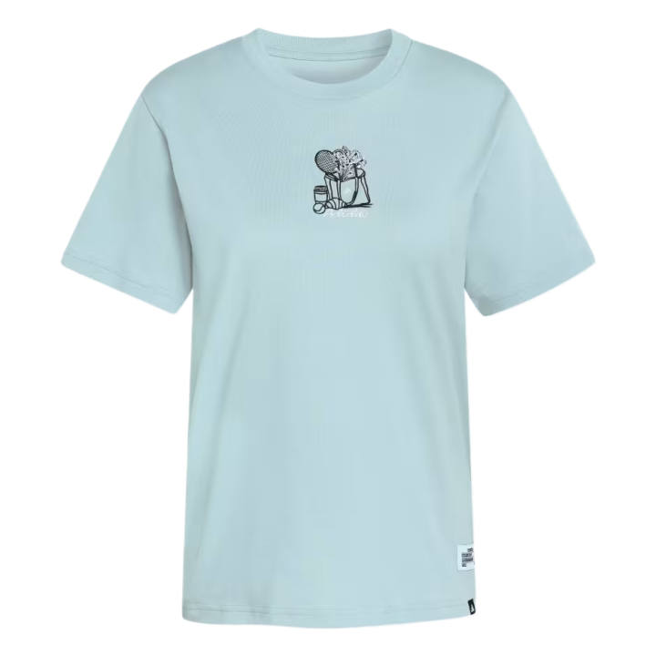 Adidas Adidas T Shirts Women's Magical Sage Crew Neck Moderate