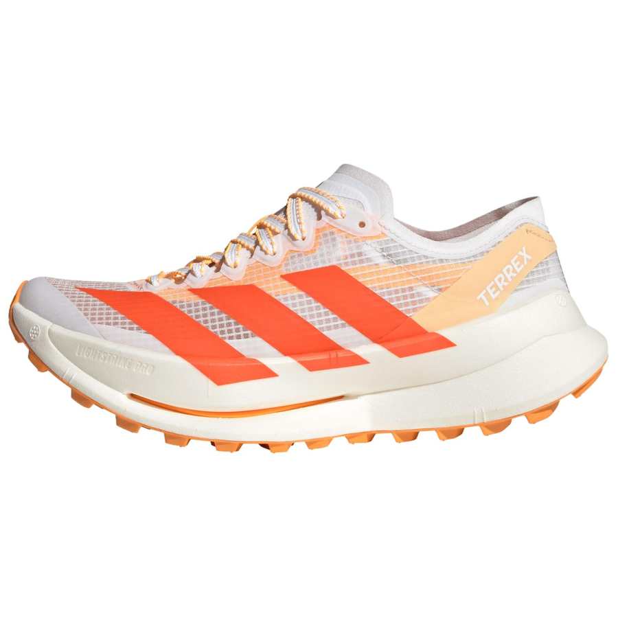 Adidas Adidas TERREX AGRAVIC SPEED ULTRA Trail Running Shoes Women's White Orange