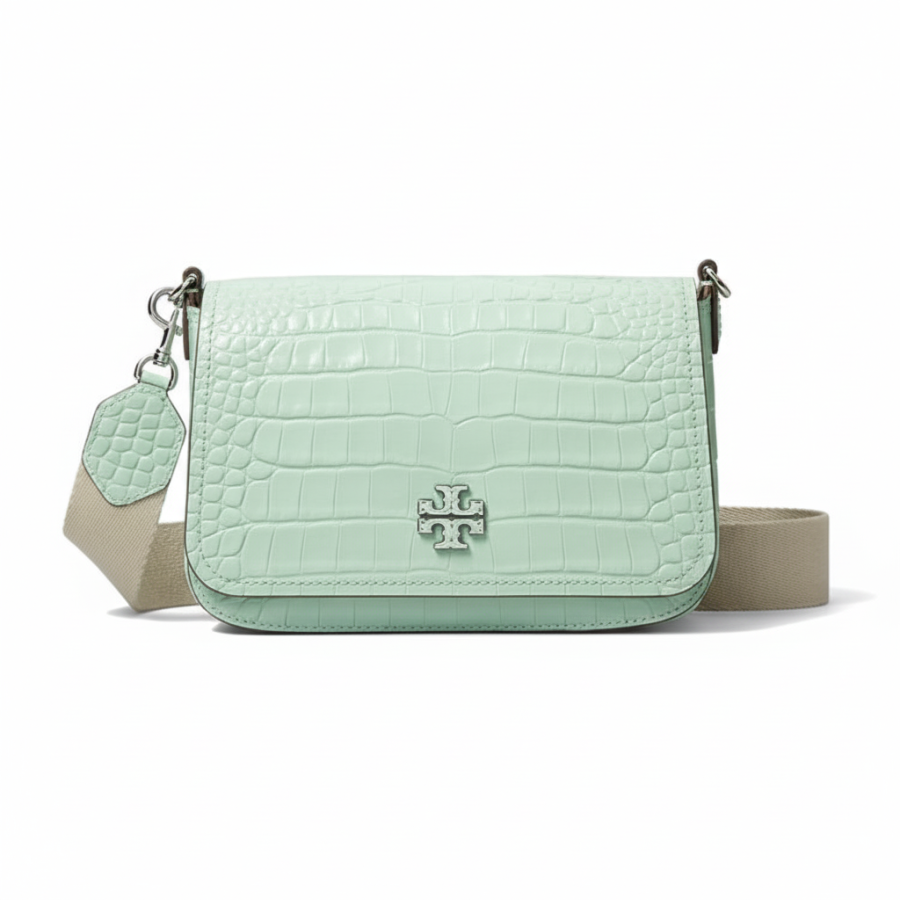 TORY BURCH Thea Flap Design Crossbody Bags Women's Green