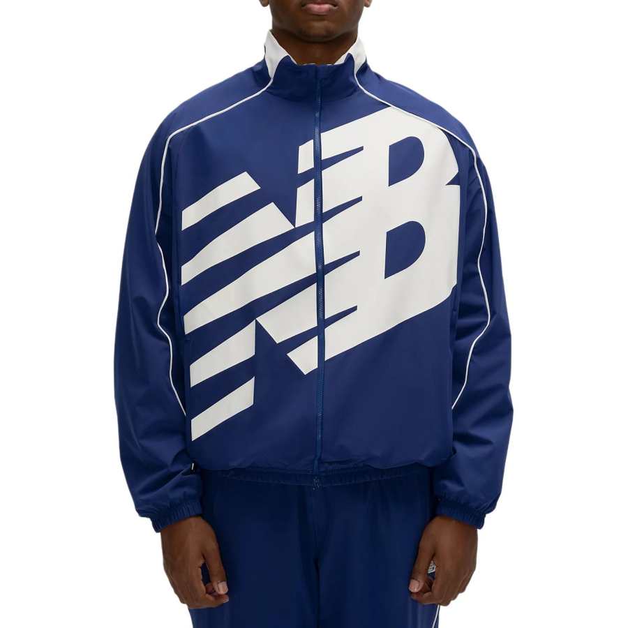 New Balance New Balance Basketball Oversized Print Woven Jacket Quick Dry Clothing Men's