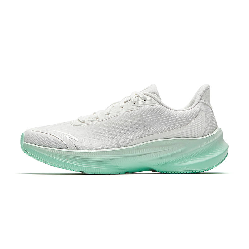 Anta Stinger 7 Running Shoes Women's Papyrus White/Lingbo Green/Silver