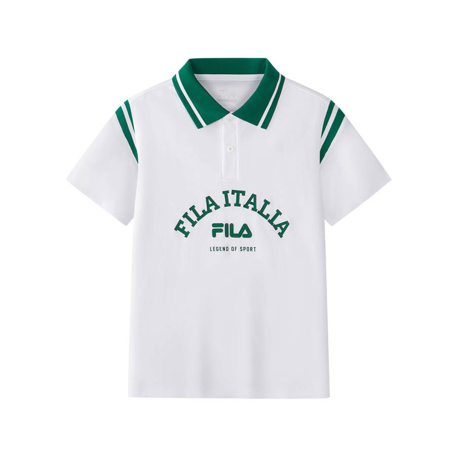 FILA KIDS Short Sleeved Standard White Kids'