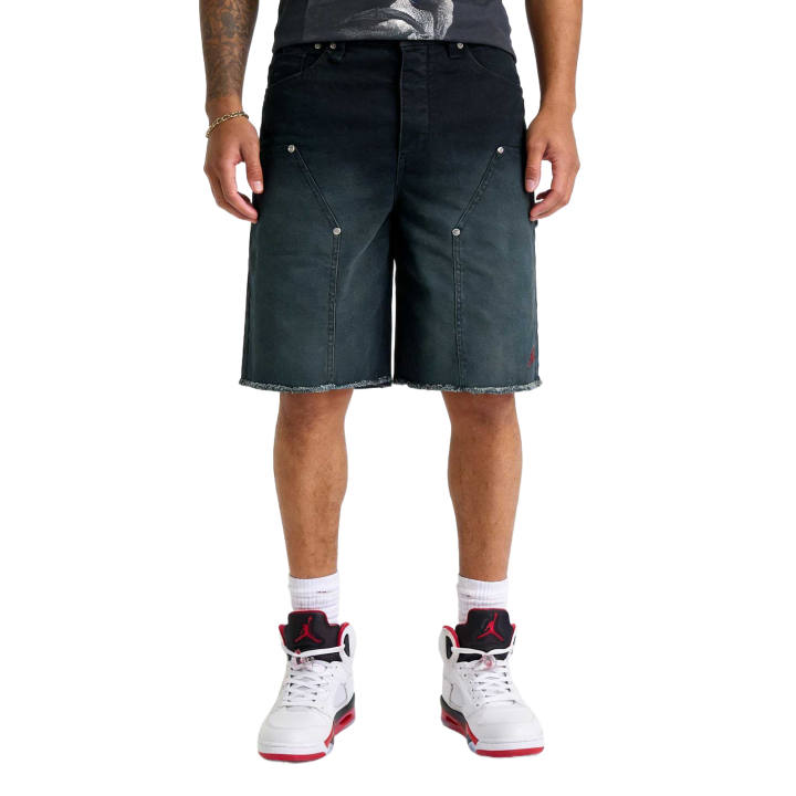 Jordan Jordan Air Twill Cargo Shorts Men's Black/Iron Gray