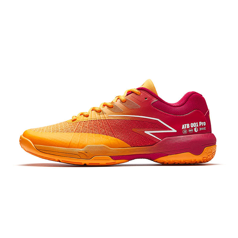 Anta Table Tennis And Badminton Shoes Men's Sunrise Orange/Elegant Red