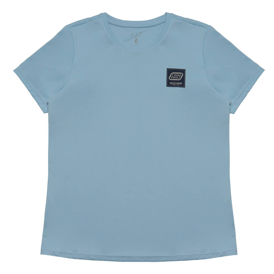 Skechers T Shirt Women's Cerulean Sky