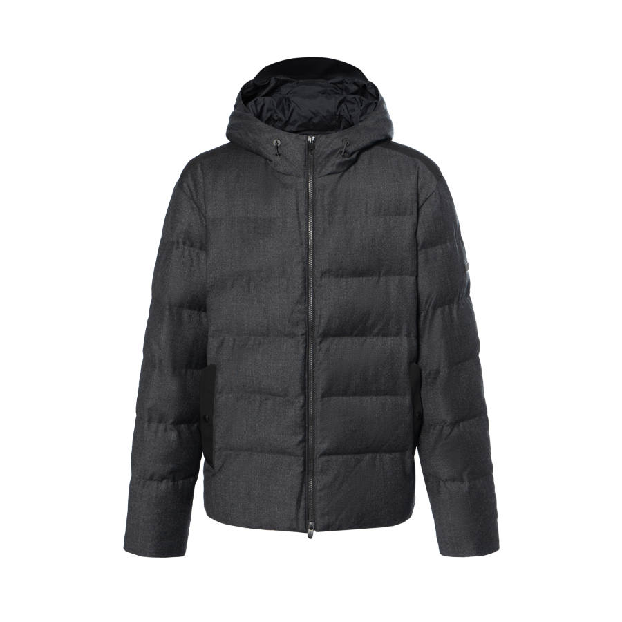 Ermenegildo Zegna FW20 Puffer Jacket Men's Coal Gray
