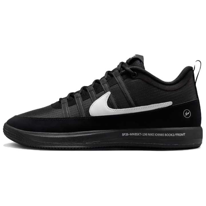 Nike Nike x Fragment Book 2 Basketball Shoes Unisex Black Asian Version