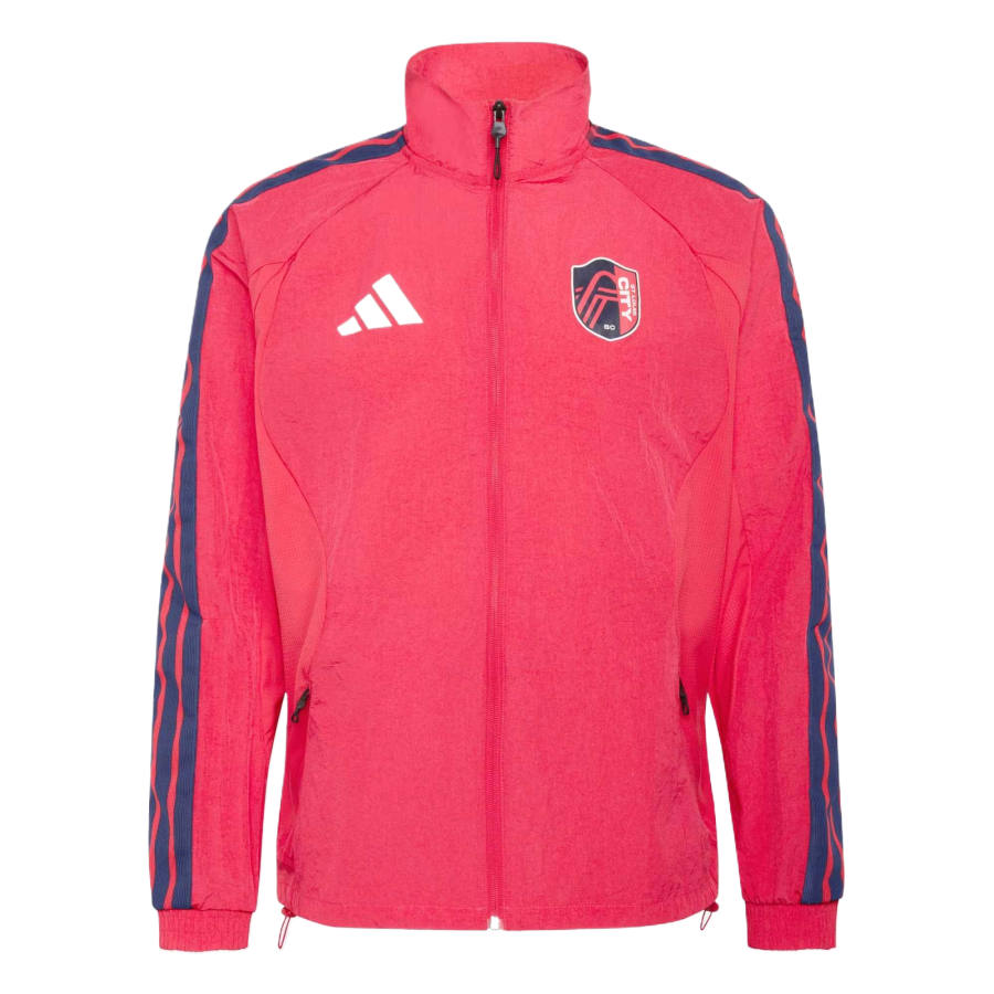 Adidas Adidas Jackets Men's Vibrant Pink/White Lapel Moderate Other
