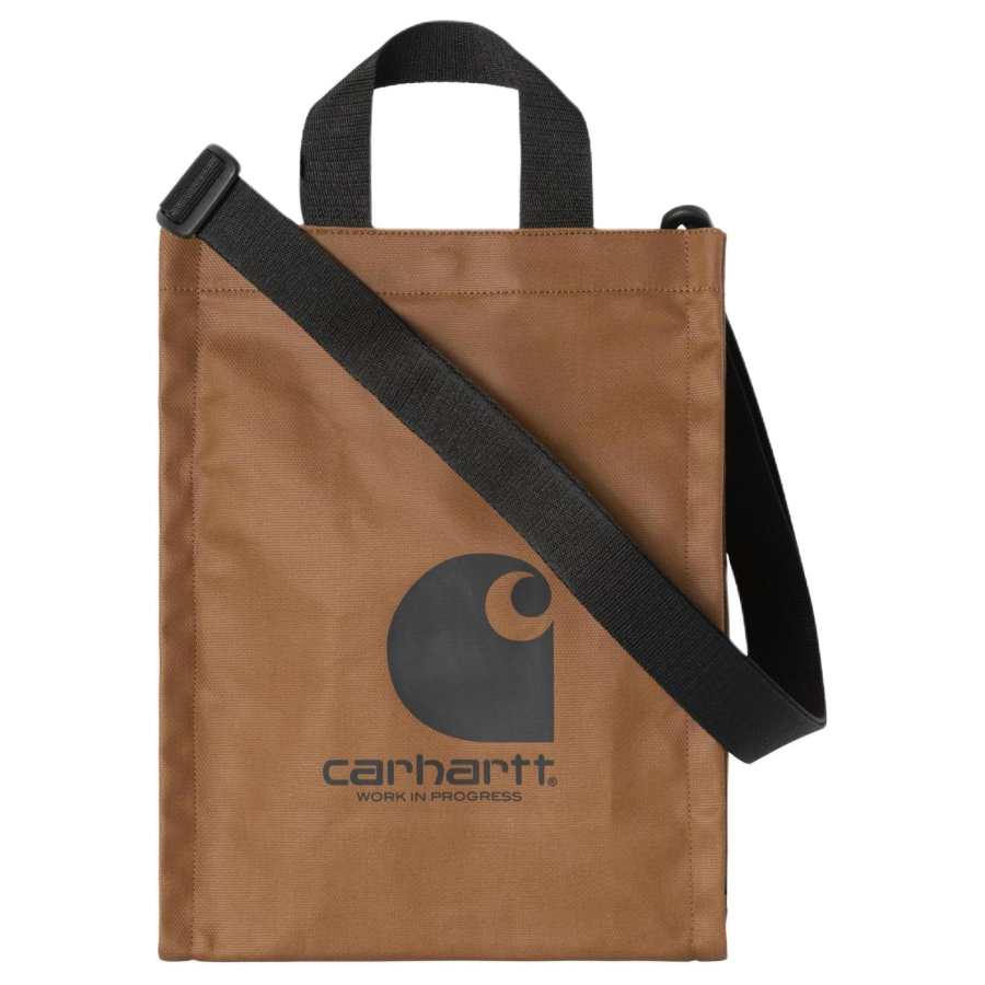 Carhartt WIP Cotton Handbag Unisex Brown & Black