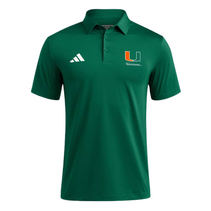 Adidas Adidas Polo Shirts Men's Dark Green/White/Multicolor Polo Collar Moderate Other