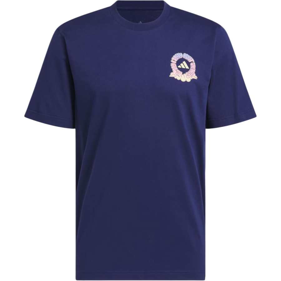 Adidas Adidas T Shirts Men's Dark Blue Crew Neck