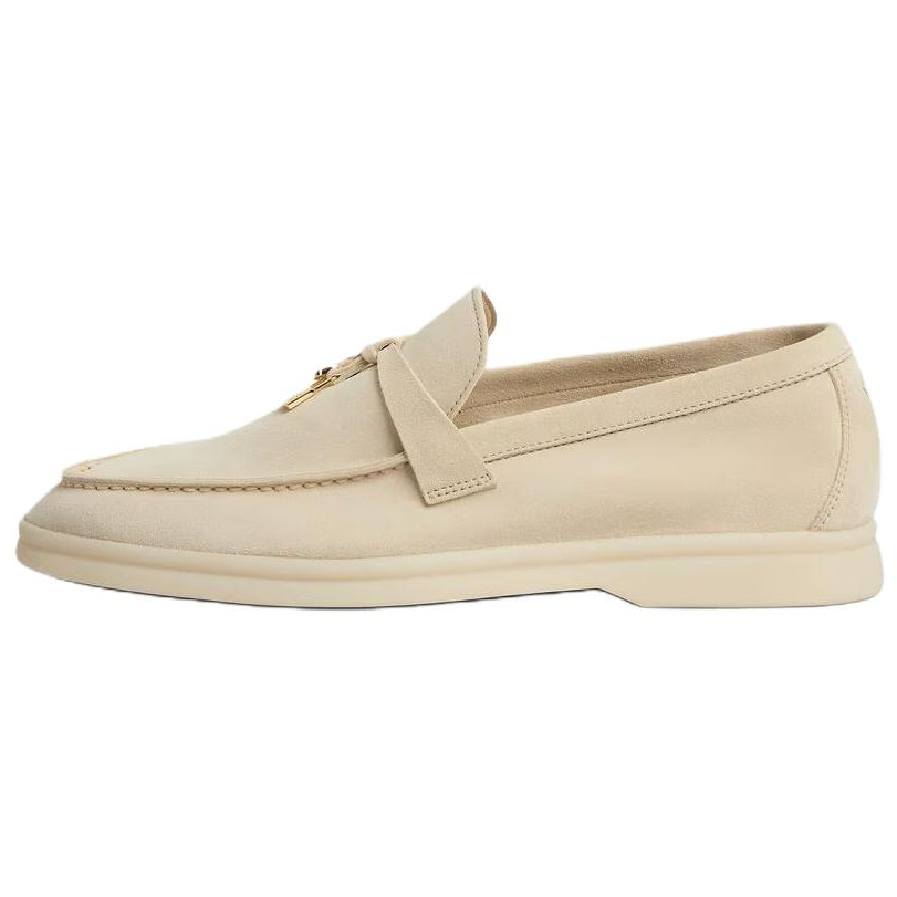 Loro Piana Summer Charms Walk Loafers Women's Color Of Cashmere