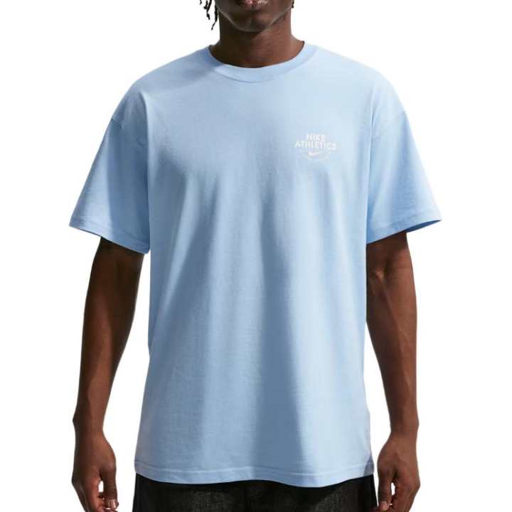 Nike Nike Sportswear T Shirts Men's Psychic Blue Crew Neck
