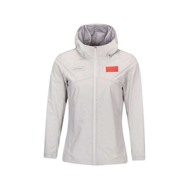 Li-Ning Li Ning Trench Coat Women's Chalk Gray