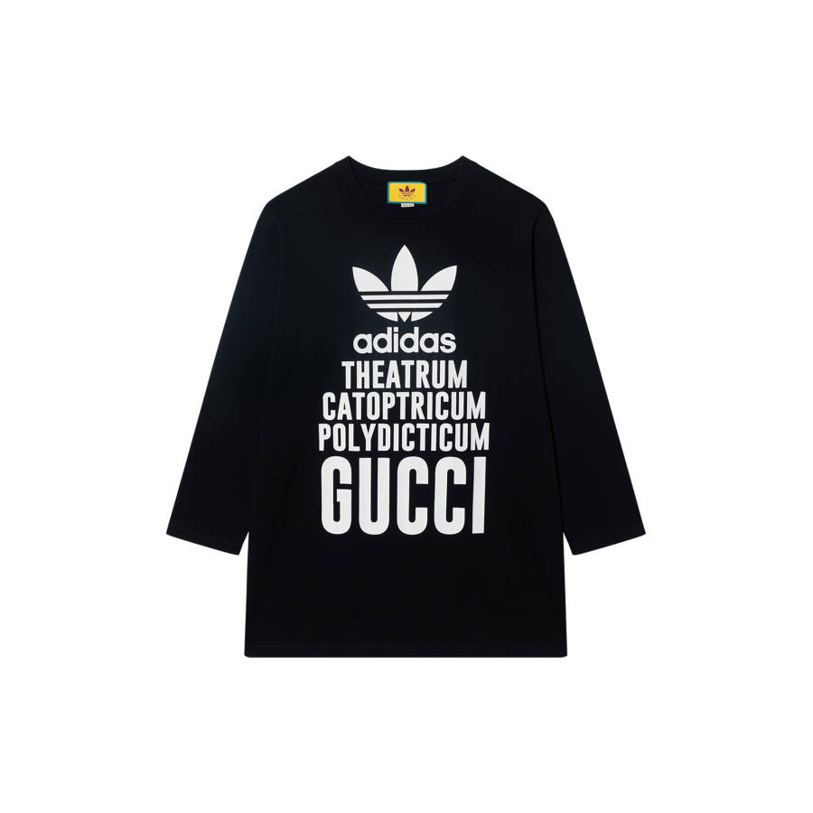GUCCI x Adidas Originals FW22 Regular T Shirt Women's Black