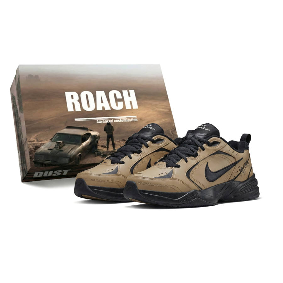 Nike Nike Air Monarch 4 Three Times Laboratory, Desert Iron Horse, Box Abrasion Resistant Slip Resistant Low top