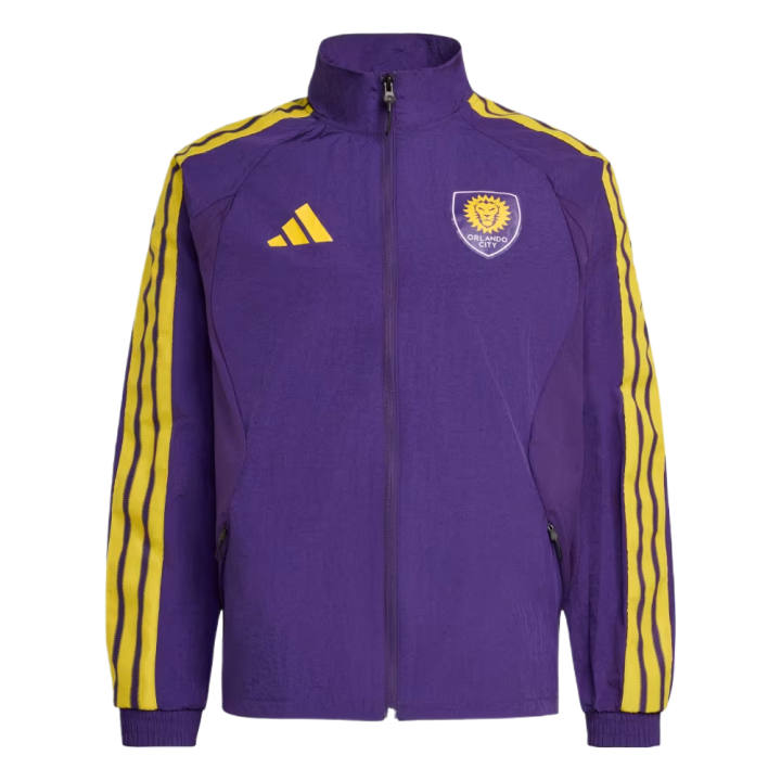 Adidas Adidas Jackets Men's Dark Purple/Equivalent Yellow Stand Collar Moderate Other
