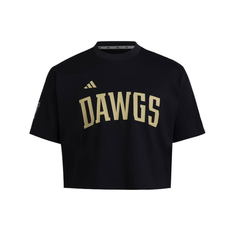 Adidas Adidas T Shirts Women's Black Crew Neck Moderate