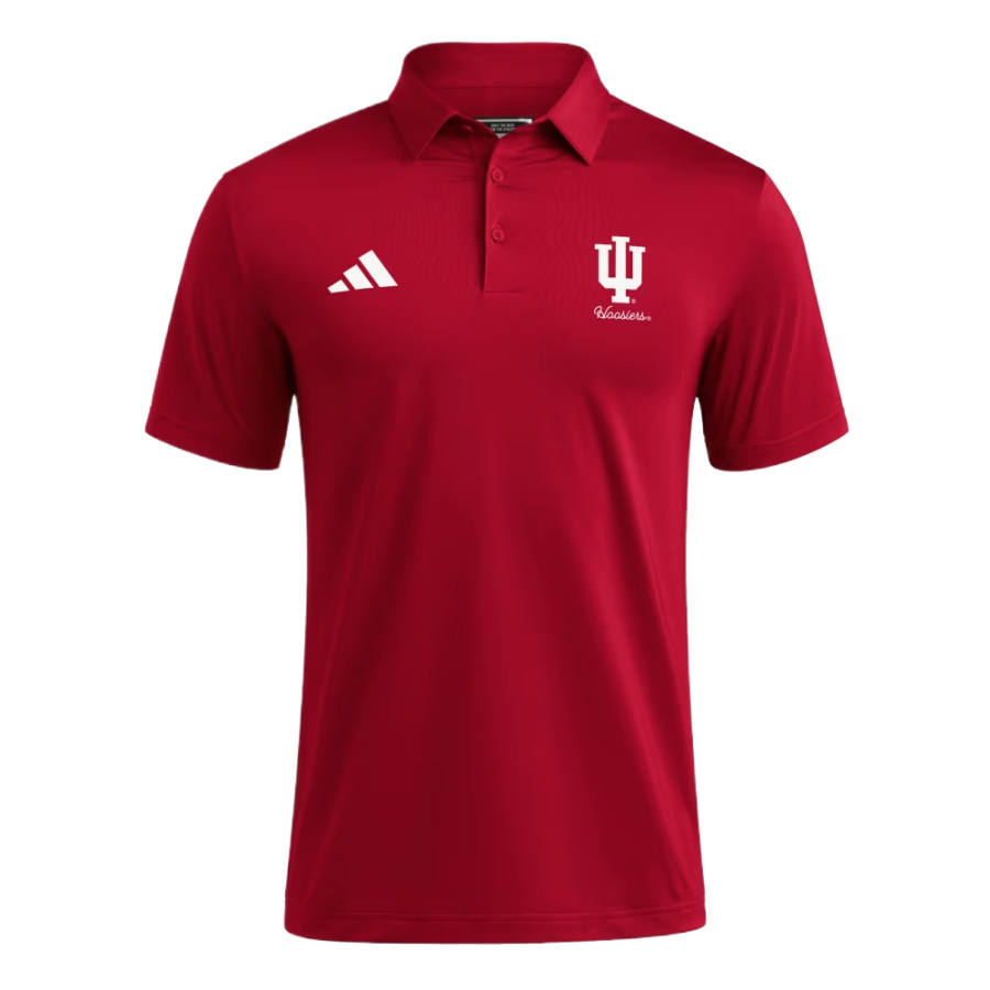 Adidas Adidas Polo Shirts Men's Victory Team Red/White/Multicolor Polo Collar Moderate Straight Fit
