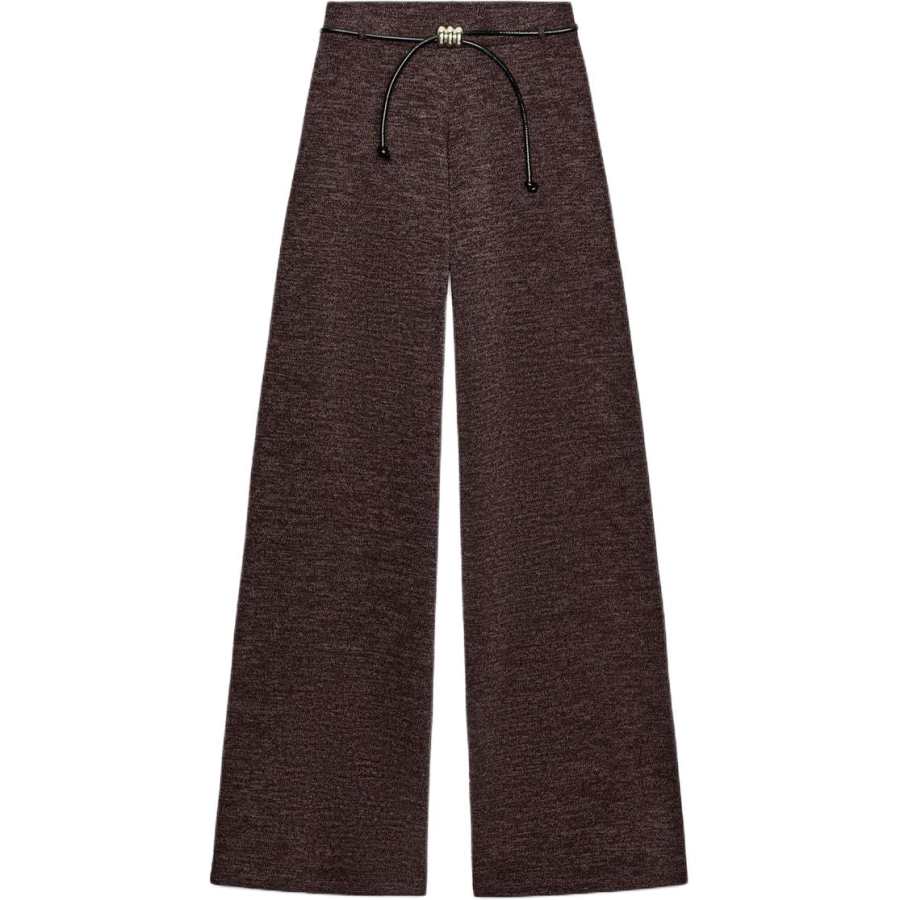 ZARA Casual Pants Women's Dark Brown Moderate Straight Fit Pants