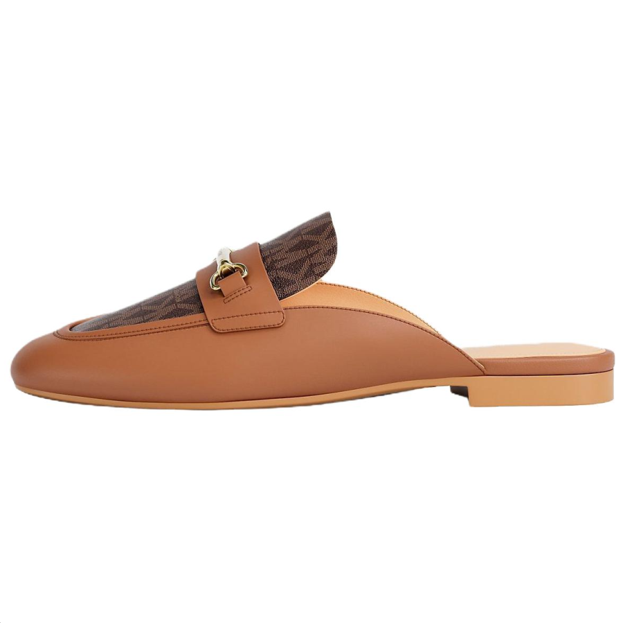 MICHAEL KORS Carson Closed Toe Slippers Women's Brown
