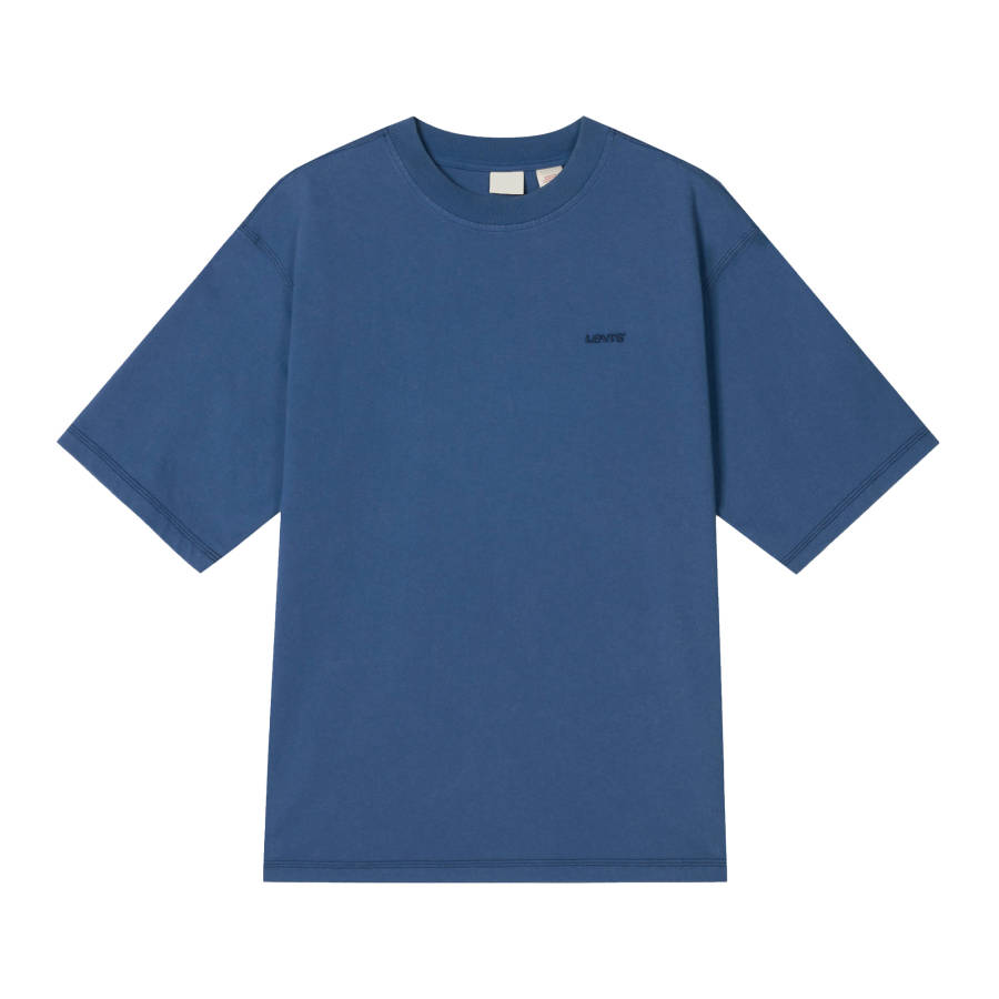 Levis Levis T Shirts Unisex Blue Crew Neck