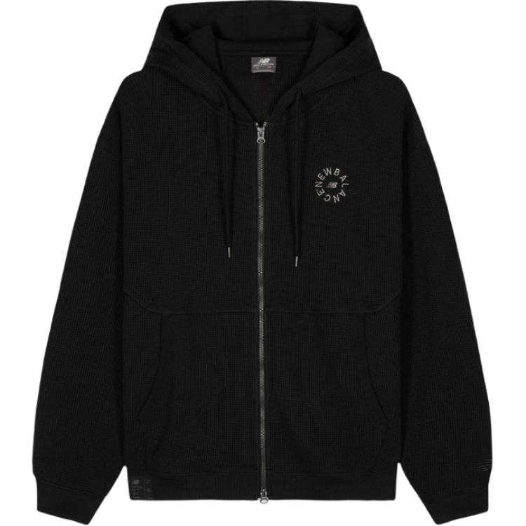 New Balance New Balance Sweatshirts Men's Black Hooded Moderate