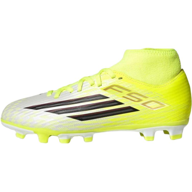 Adidas Adidas F50 CLUB Mid top Soccer Shoes White Yellow Kids'