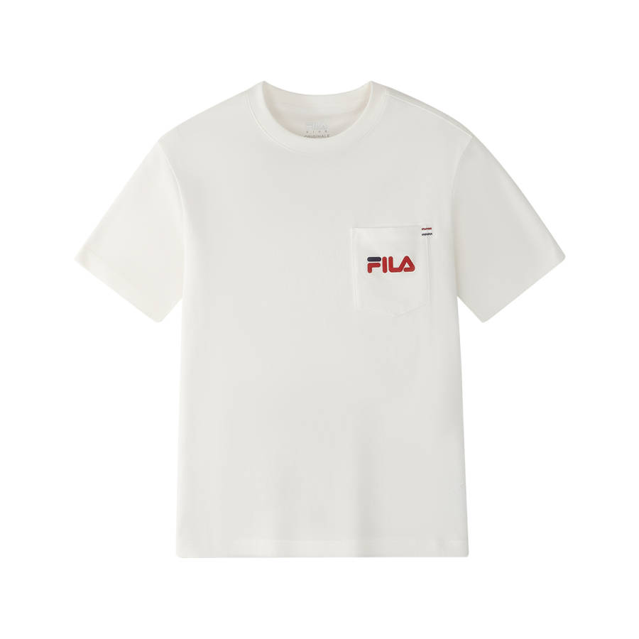 FILA KIDS Short Sleeved Cloud White Kids'