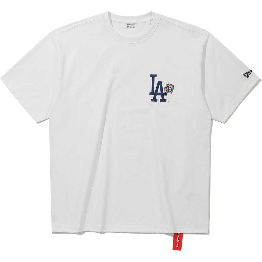 New Era AP MLB CHAMPIONS RING RS62 LOSDOD WHT T Shirt Korean Style Unisex