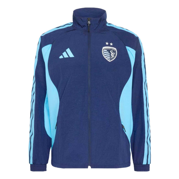 Adidas Adidas Jackets Men's Midnight Indigo/Semi Blue Gradient Stand Collar Moderate Other