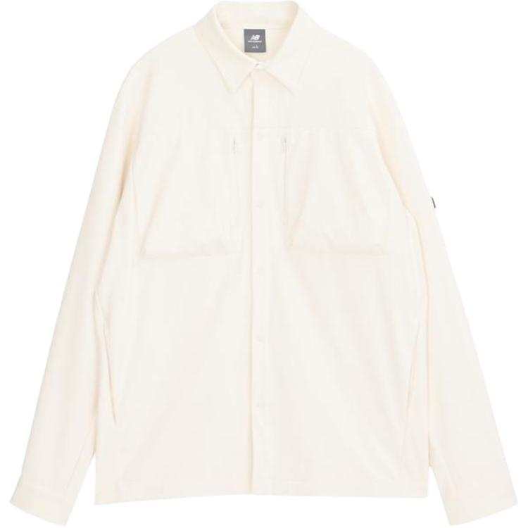 New Balance New Balance Shirts Men's Ecru Lapel Moderate