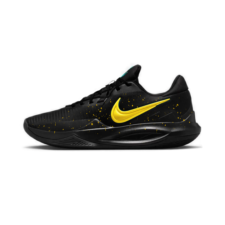 Nike Nike Precision 6 Abrasion Resistant Slip Resistant Low top Basketball Shoes Men's Black White