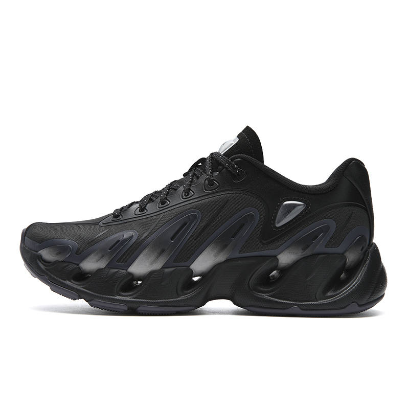 FILA VETTA Cushioning Abrasion Resistant Breathable Lightweight Low top Chunky Sneakers Women's Black/Rabbit Gray