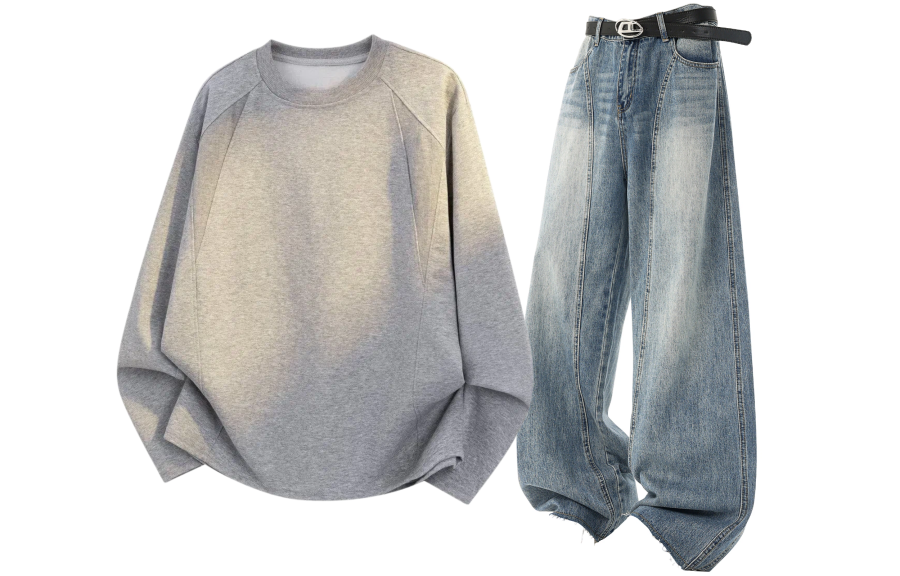 GWAF Casual Sportswear Unisex Crew Neck Moderate