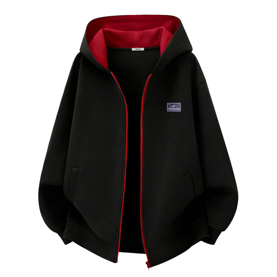 MINISO Sweatshirts Unisex Hooded Moderate Cardigan