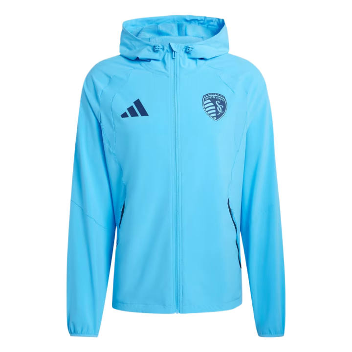 Adidas Adidas Jackets Men's Half Blue/Midnight Indigo Hooded Moderate Other